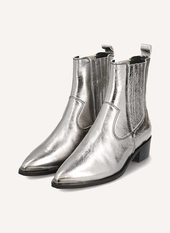 Apple of Eden Chelsea Boots SILBER