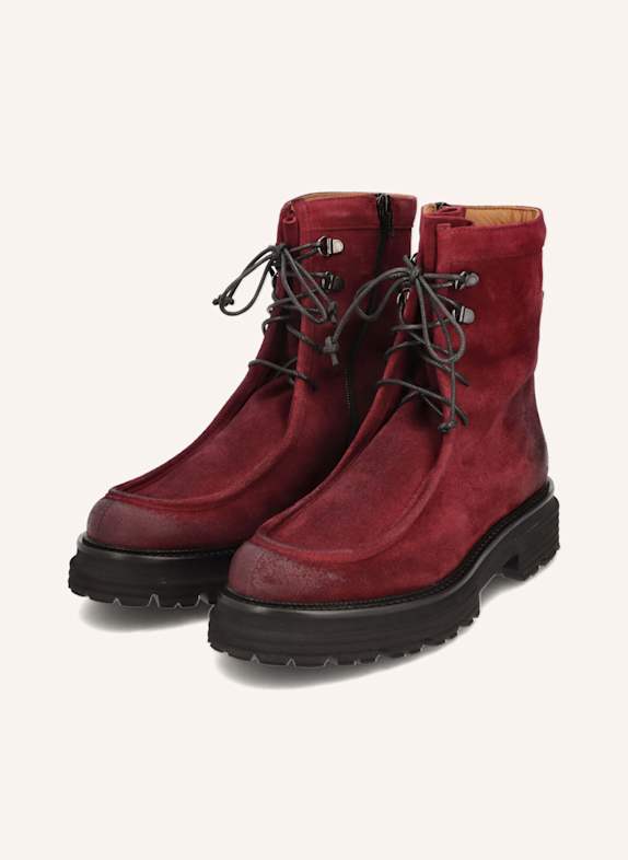 THEA MIKA Schnürstiefeletten DUNKELROT