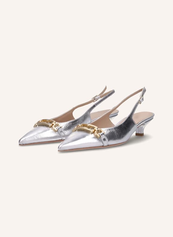 THEA MIKA Slingpumps SILBER