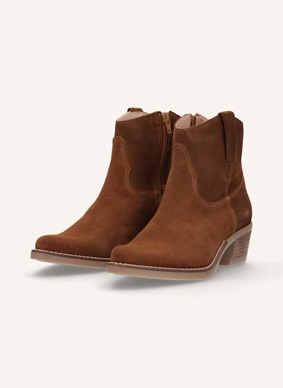 Apple of Eden Cowboy Boots COGNAC