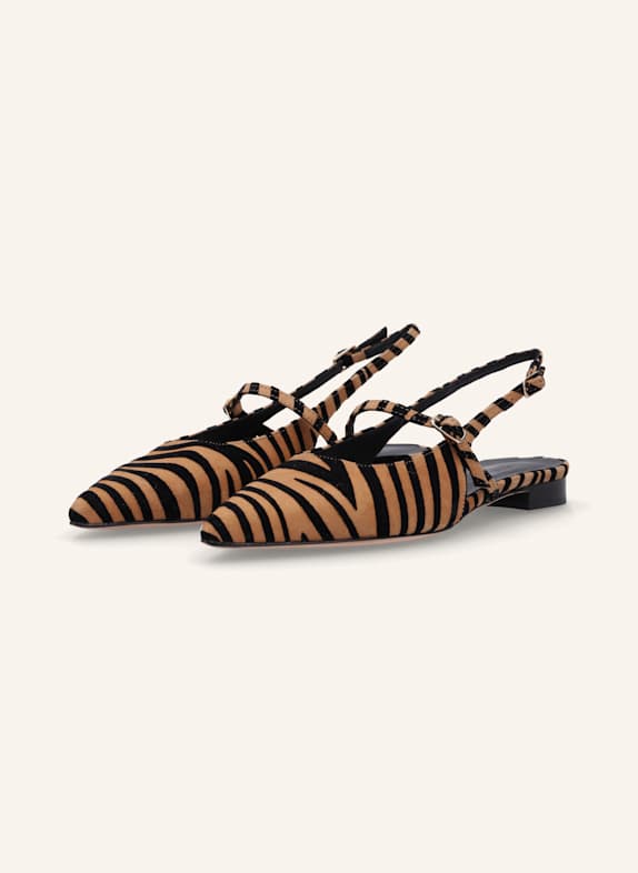THEA MIKA Sling-Ballerinas BEIGE/ BRAUN