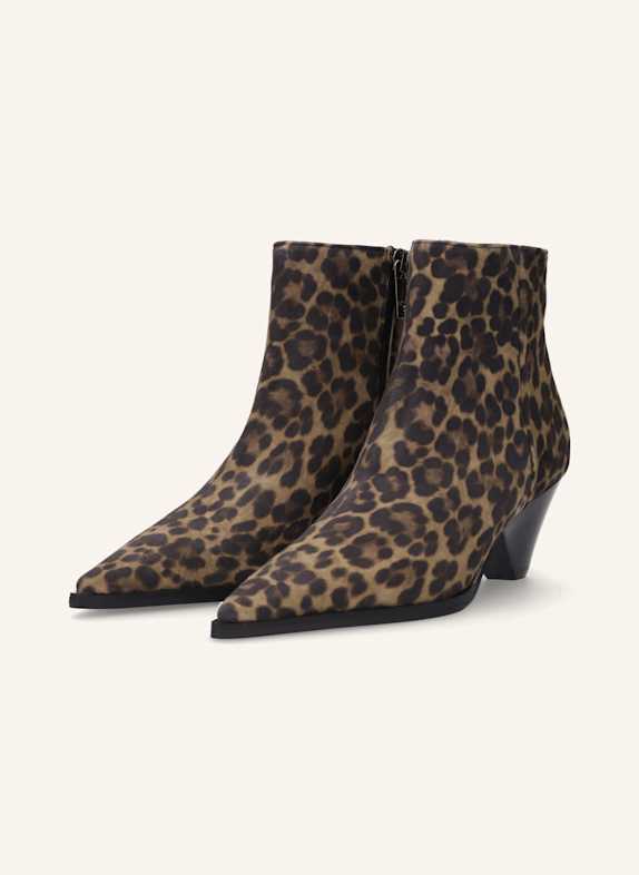 THEA MIKA Stiefeletten DUNKELBRAUN/ COGNAC