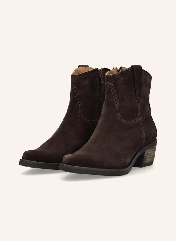 Apple of Eden Cowboy Boots DUNKELBRAUN