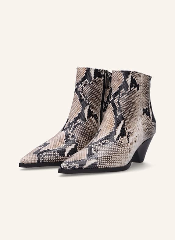 THEA MIKA Stiefeletten WEISS/ SCHWARZ