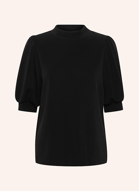 MY ESSENTIAL WARDROBE Bluse PUFF SCHWARZ