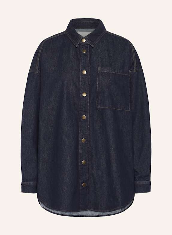 MY ESSENTIAL WARDROBE Oversized-Hemdbluse MALO DUNKELBLAU