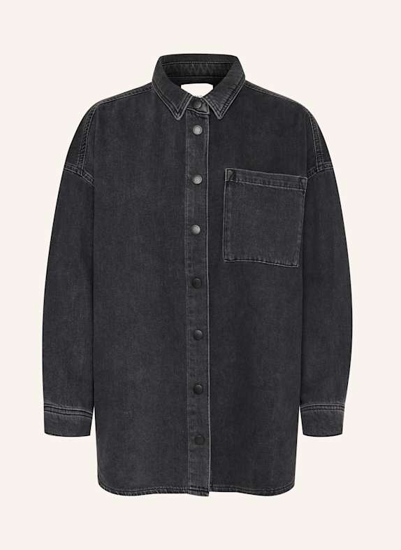 MY ESSENTIAL WARDROBE Oversized-Hemdbluse MALO DUNKELGRAU