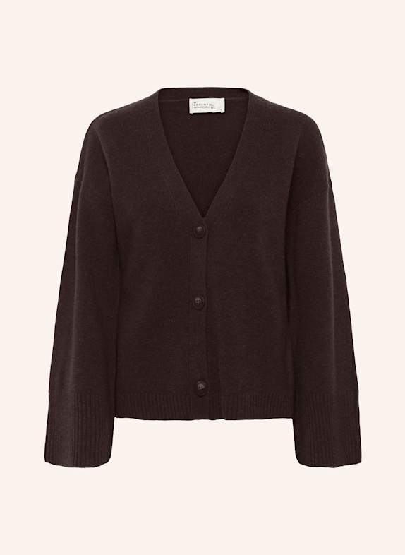 MY ESSENTIAL WARDROBE Strickjacke HUXI DUNKELBRAUN