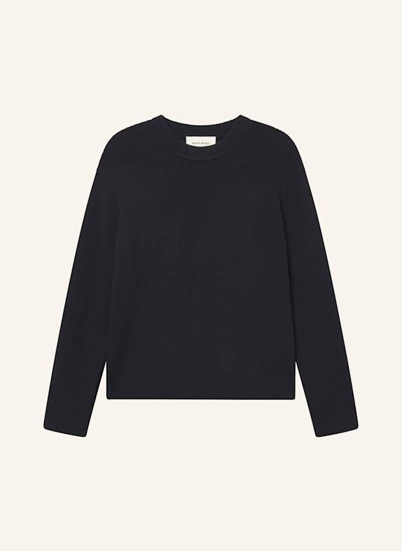 WOOD WOOD Strickpullover WWMORTEN DUNKELBLAU