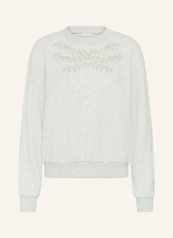 KAFFE Sweatshirt KADANIELA HELLGRAU