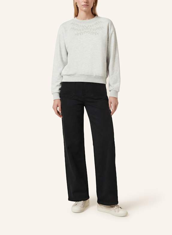 KAFFE Sweatshirt KADANIELA HELLGRAU