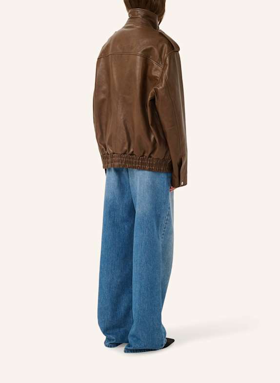 MY ESSENTIAL WARDROBE Lederjacke MWDINA BRAUN