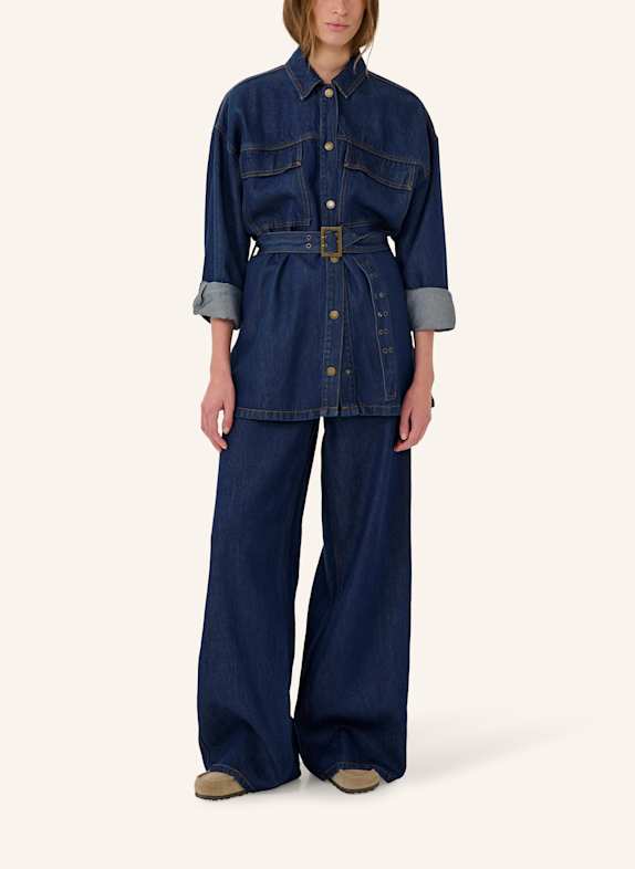 MY ESSENTIAL WARDROBE Jeanshemd MWNESSIE DUNKELBLAU