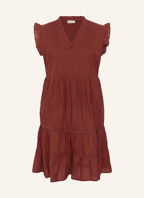 KAFFE Sommerkleid KAVALERIE BRAUN