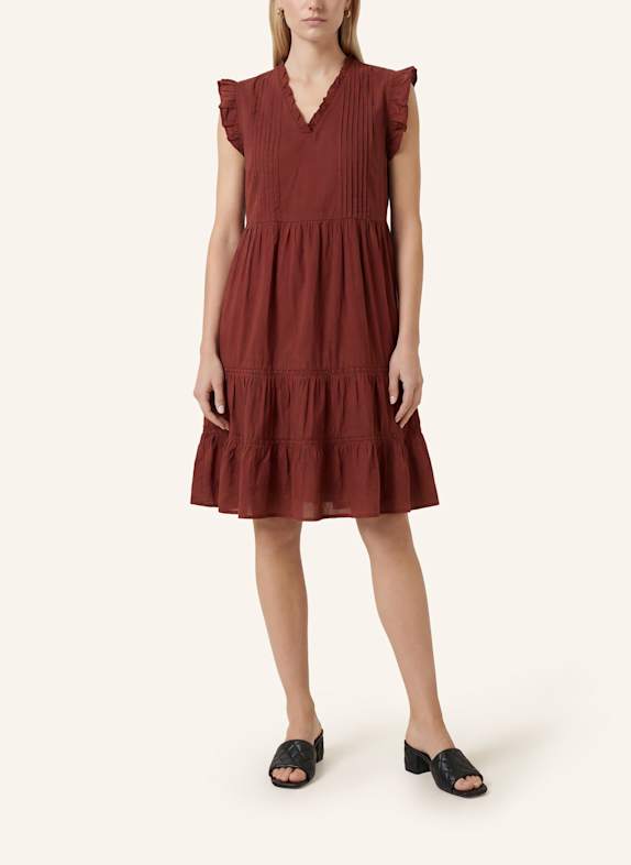 KAFFE Sommerkleid KAVALERIE BRAUN