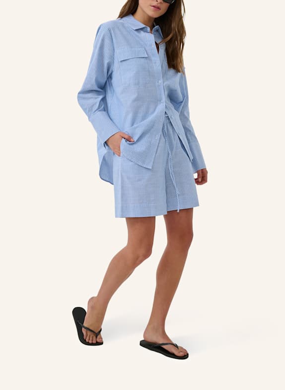MY ESSENTIAL WARDROBE Langarmhemd SKYEMW BLAU