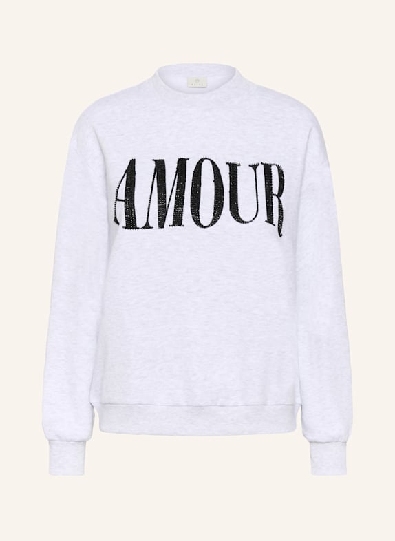 KAFFE Sweatshirt KAMELODY HELLGRAU