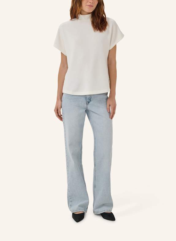 MY ESSENTIAL WARDROBE Kurzarmbluse MWELLE WEISS