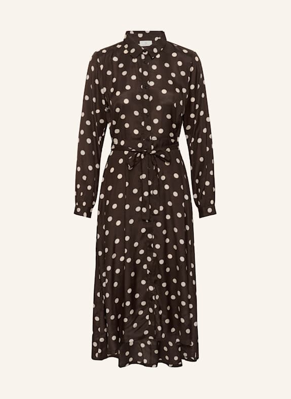 KAFFE Hemdblusenkleid KAOLINE DUNKELBRAUN