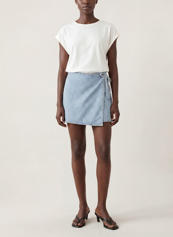 KAFFE Jeansshorts KAJORDI HELLBLAU