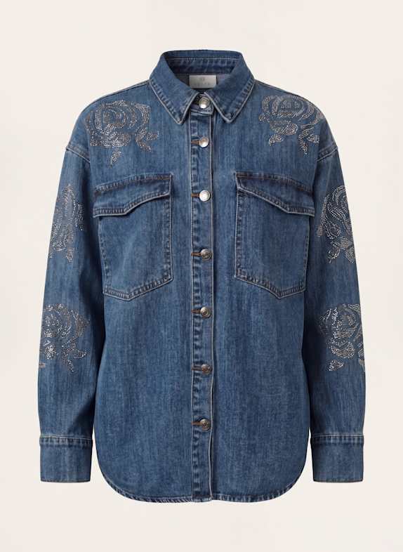 KAFFE Jeanshemd KACASTELIA BLAU