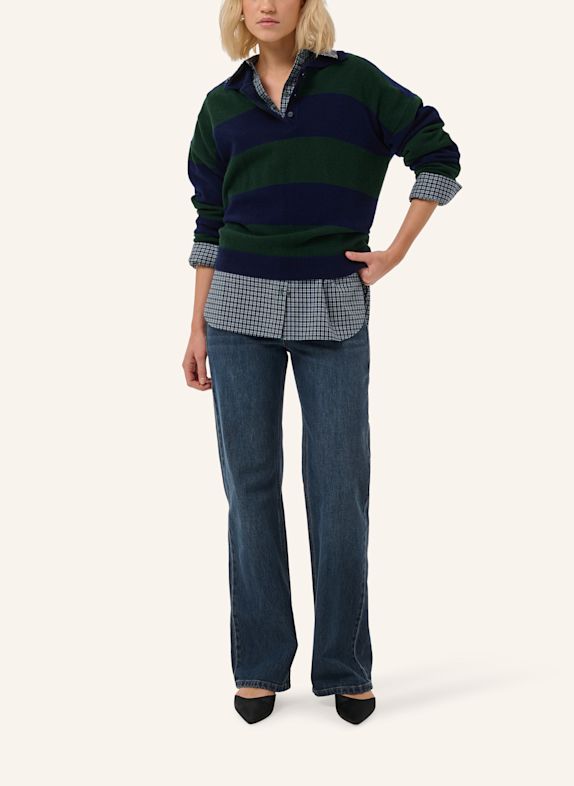 MY ESSENTIAL WARDROBE Strick-Poloshirt MWJOLA BRAUN