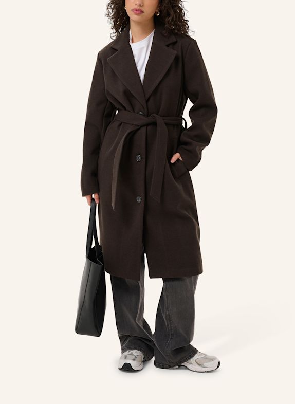 KAFFE Trenchcoat KASATURN BRAUN