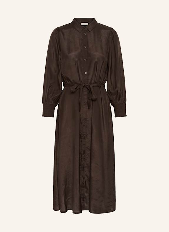KAFFE Midikleid KAEMINE OLINE BRAUN
