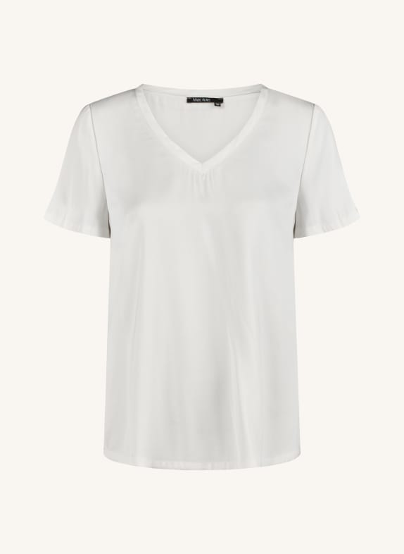 MARC AUREL Blusenshirt aus Satin WEISS