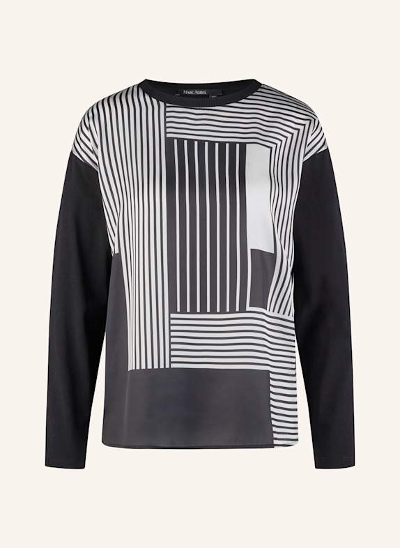 MARC AUREL Blusenshirt SCHWARZ