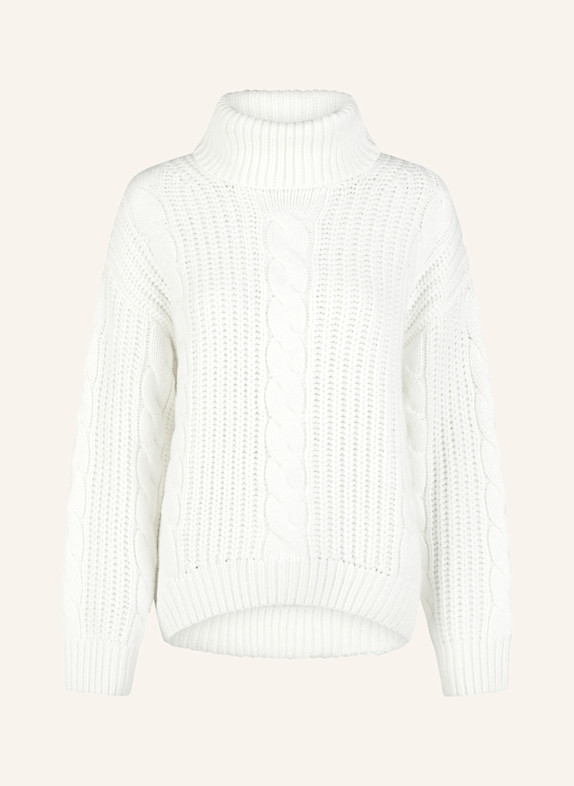 MARC AUREL Rollkragenpullover WEISS