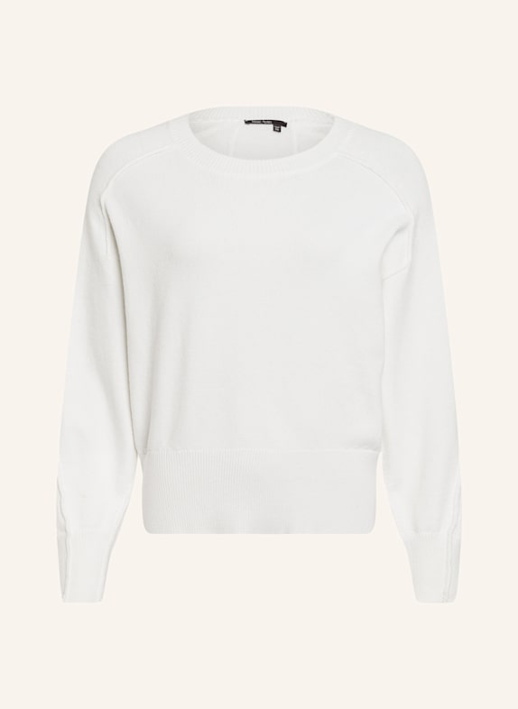 MARC AUREL Pullover mit Schmucksteinen WEISS