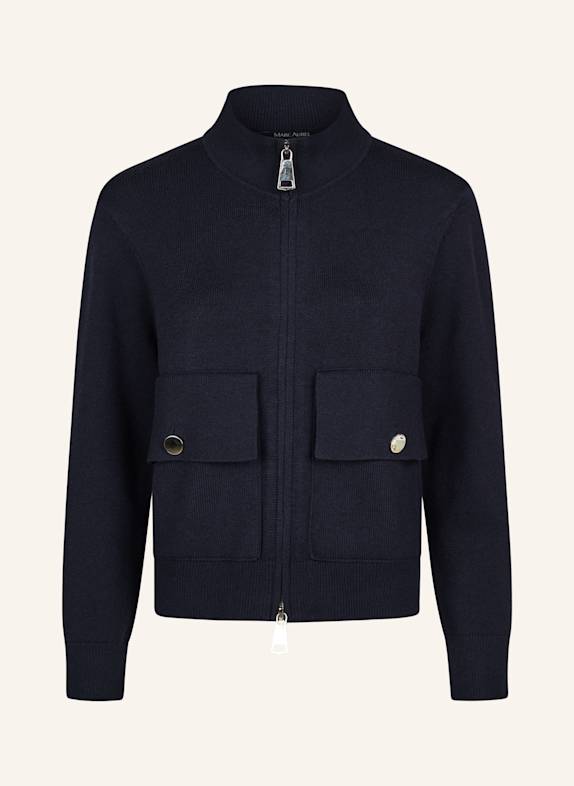 MARC AUREL Strickjacke DUNKELBLAU
