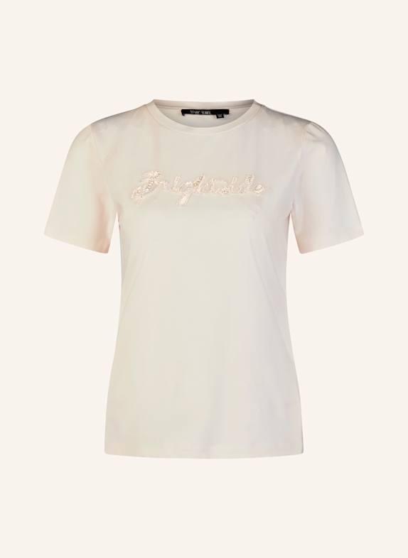 MARC AUREL T-Shirt mit Schmucksteinen ROSA