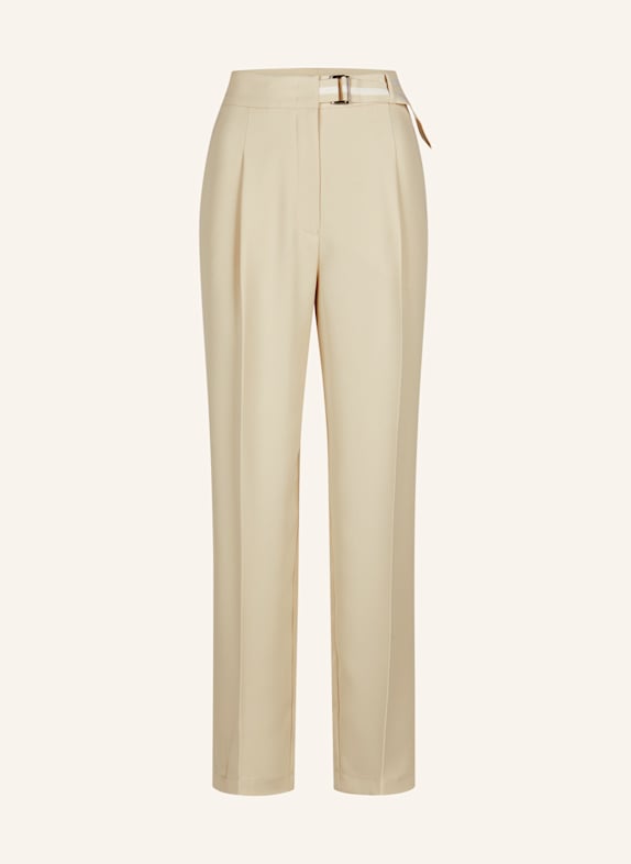 MARC AUREL Bundfaltenhose CREME