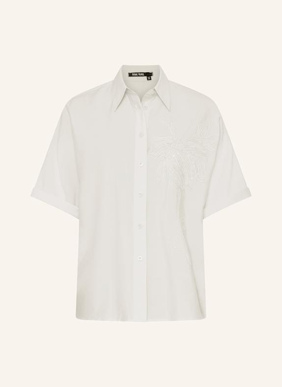 MARC AUREL Kurzarmbluse BEIGE