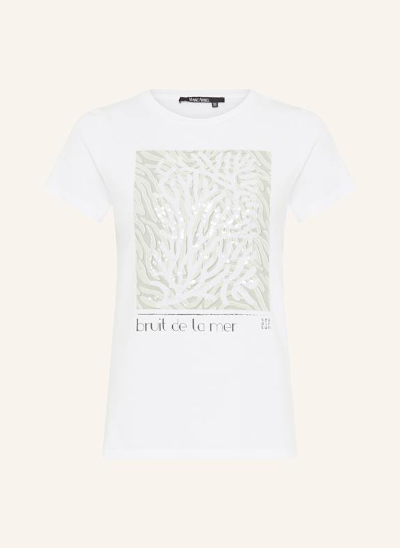 MARC AUREL Shirt WEISS