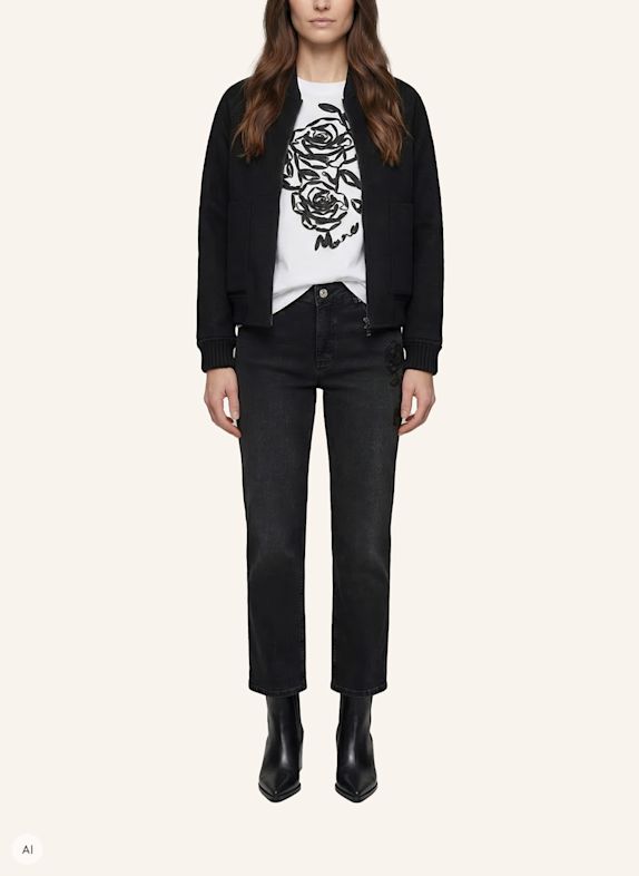 MARC AUREL Boyfriend Jeans SCHWARZ