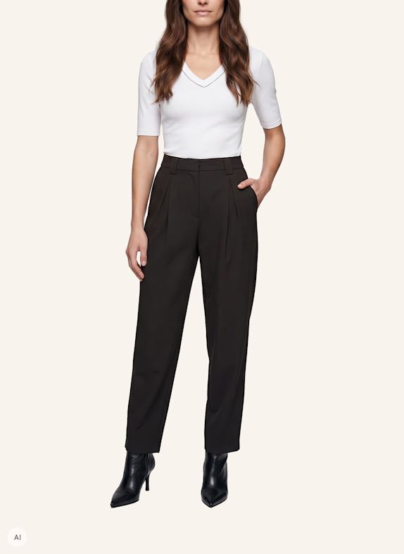 MARC AUREL Rippshirt WEISS
