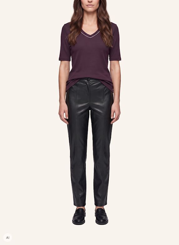 MARC AUREL Rippshirt LILA