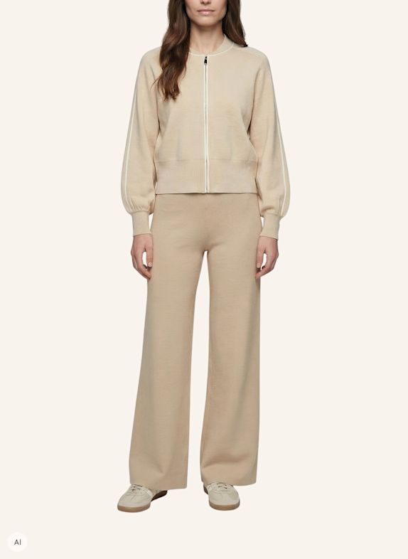 MARC AUREL Strickhose BEIGE