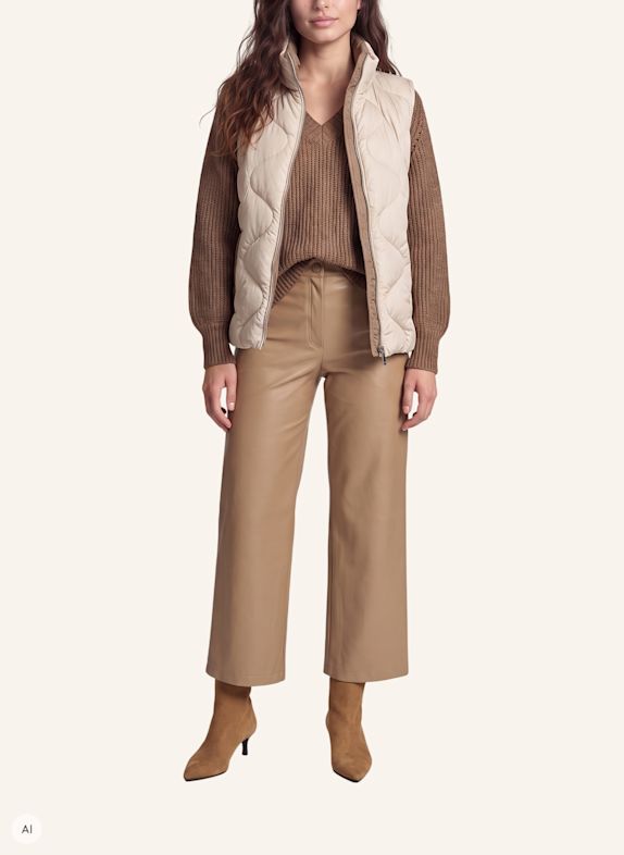 MARC AUREL Weste BEIGE