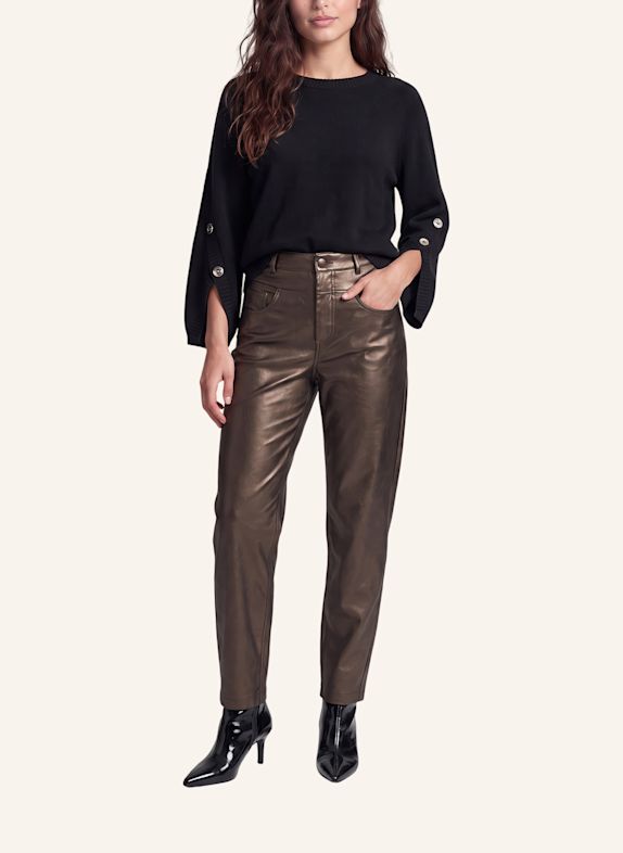 MARC AUREL Barrel Fit Jeans DUNKELBRAUN
