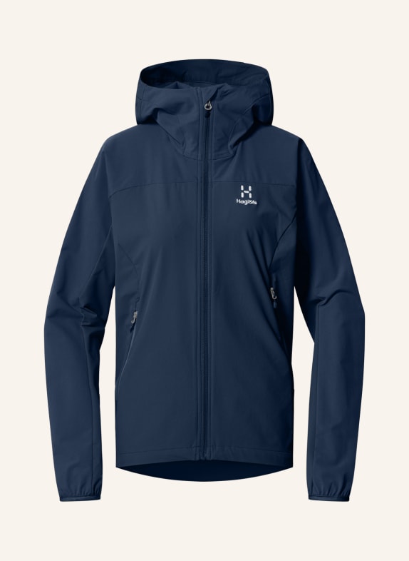 Haglöfs Softshelljacke MOVE SOFTSHELL HOOD DUNKELBLAU