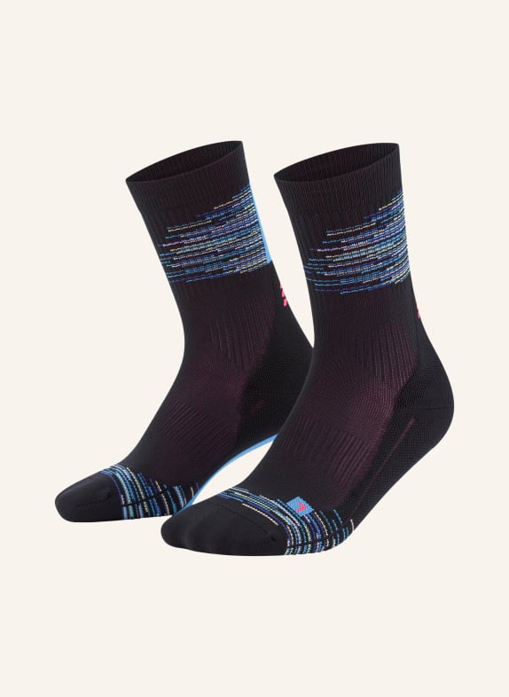 cep Laufsocken PARIS VIBES MID CUT mit Kompression SCHWARZ