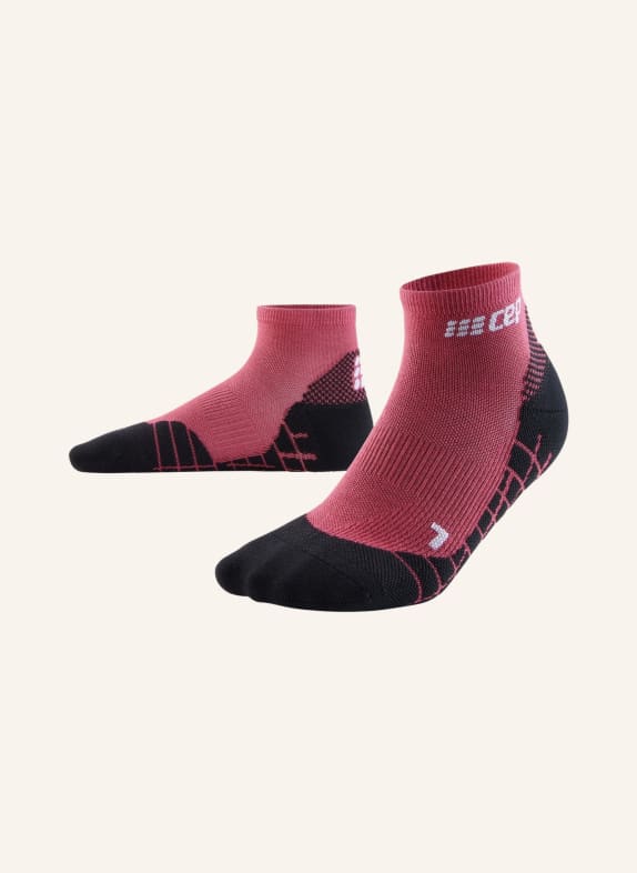 cep Trekking-Socken LIGHT MERINO LOW CUT  Mit Kompression PINK