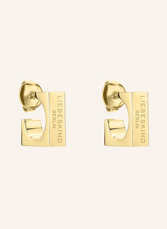 LIEBESKIND Ohrstecker  aus  Edelstahl GOLD