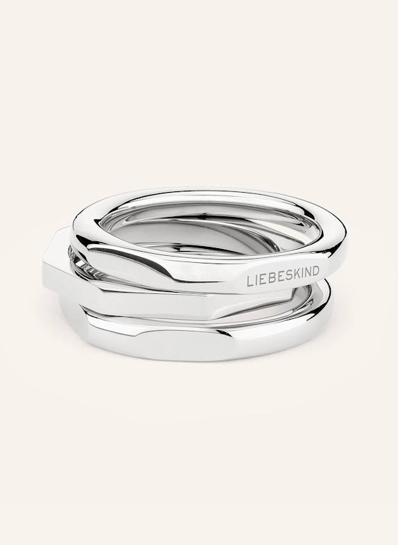 LIEBESKIND Ring  aus  Edelstahl SILBER