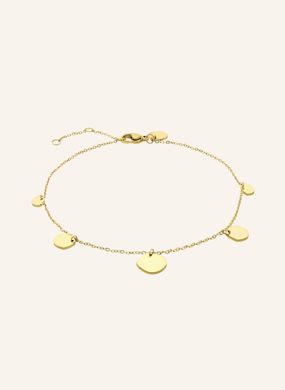 LIEBESKIND Fußkette  aus  Edelstahl GOLD