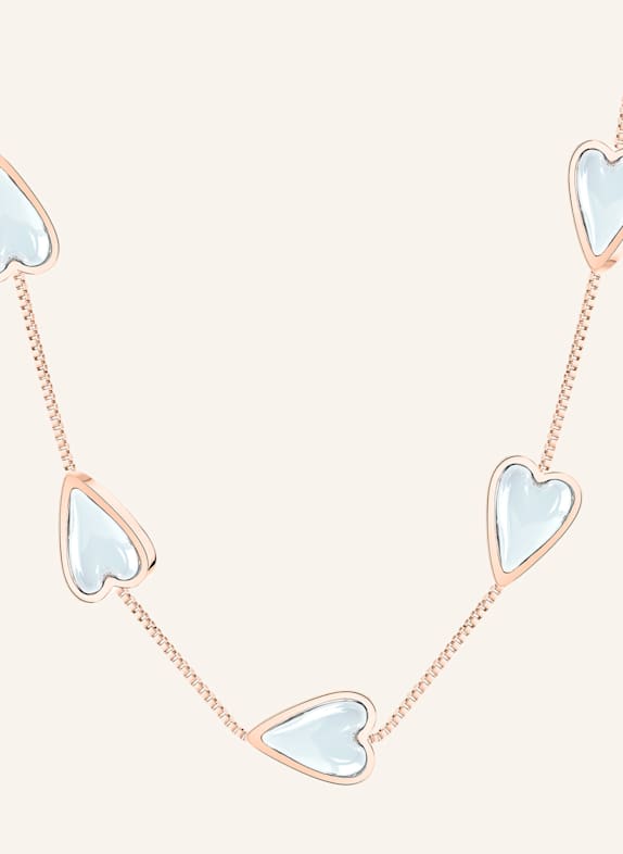 LIEBESKIND Halskette  aus  Edelstahl ROSÉGOLD